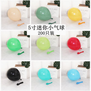 มัลติสีบอลลูนยาง 5 นิ้ว ทำมือ ทรงกลม สำหรับกลางแจ้ง บอลลูน DIY น่ารัก วัสดุยาง งานปาร์ตี้ วันเกิด วันหยุด