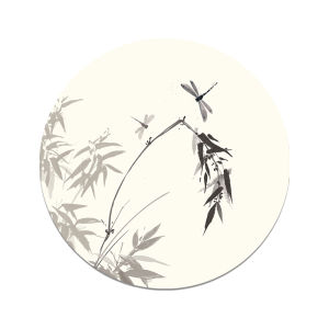 ZHUJUN | Circular Chinese-Style Water-Absorbing Heat-Resistant Tea Mat