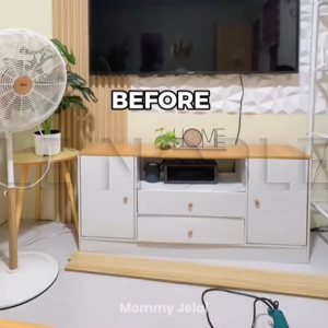 LENOBLE 140CM/160CM TV Cabinet Floating TV Shelf Wall TV Hanging Cabinet Living Room TV Rack