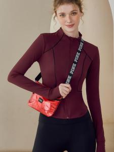 Lulu Professional Yoga Sports Jacket Womens Zipper Fitness Clothes Running Gymnastics Spring Summer Style Long Sleeve Waist-Length