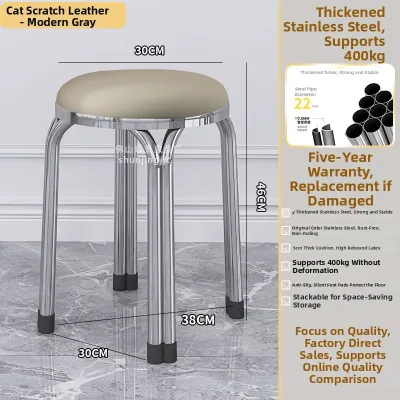 Stainless Steel Folding Stool Stackable