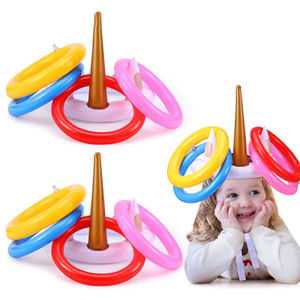 Unicorn Party Outdoor Toss Game Floating Pool Toys Kids Birthday Party Favor Inflatable Gifts Water Sport Beach Party Decoration