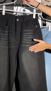 RoshThanz Baggy Pants Retro Jeans Women High Waist Wide Leg Pants Casual Baggy Jeans For Women Mon Jeans