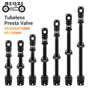 MUQZI | MUQZI Tubeless Presta Valve Stem 45/55/65/75/85/100mm Super Light Aluminum Fit Most Road/Mountain/MTB Bicycle Rims