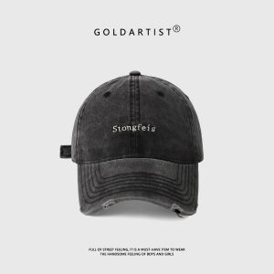 GOLD ARTIST | Retro Patched and Washed Womens Baseball Cap
