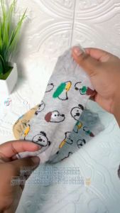 FS 5 pcs Random KS98 Kaos Kaki Pendek Ankle Socks Motif Bunga