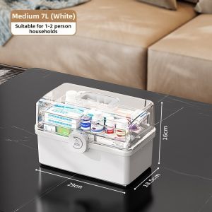 KUWUBIANJING | Multi-layer Large Capacity Medicine Box