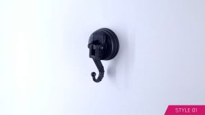 D25 Sea Horse Suction Hook | Multi-Angle Wall Mount | 6kg Capacity | Colorful Hanging Hook for Home Bathroom Kitchen Office