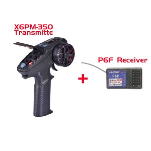 DUMBORC X6PM-350 6CH 2.4GHz Transmitter P6F Receiver Remote Control for RC Car Truck Crawler Drift Truck Boat DIY Model Toy Part