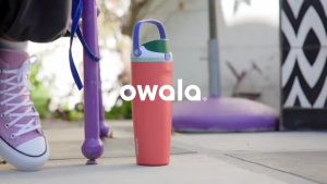 🇸🇬 [In Stock] Owala FreeSip Sway Stainless-Steel Water Bottle with Locking Push-Button Lid