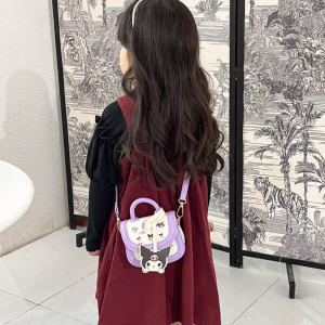 Little Girl Clow M Hand-Carrying Bag Kids Cute Cartoon Crossbody Bag Princess Baby Change Shoulder Bag 36
