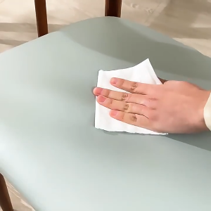 PU Leather Waterproof Chair Cover Stretch Seat Cushion Cover Dining Slipcovers for Kitchen Chair Protector