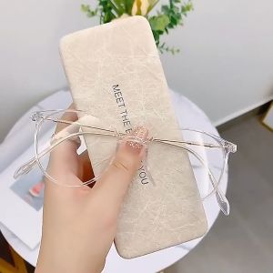 Mắt Kính Gọng Tròn 2CS Chống Ánh Sáng Xanh Gọng Kính 2 chấm Tròn Mảnh Thời Trang Hàn Quốc Nam Nữ