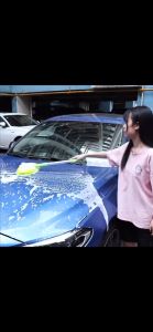 ไม้ล้างรถ 2 ระดับ 60-90cm ไมโครไฟเบอร์ ไม้ผักมีถุง กระจก สบู่ล้าง ใช้เก็บไว้