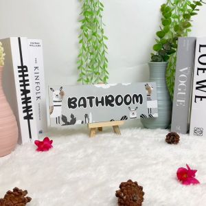 PAJANGAN PINTU HIASAN DINDING GANTUNGAN TALI ILAMA 30x10CM DEKORASI DINDING KAMAR TIDUR RUMAH