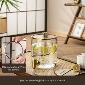 CRISTALGLASS | Bình Đựng Nước Chống Nóng Gia Đình bằng Thủy Tinh