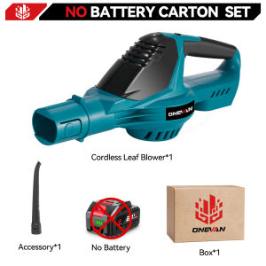 ONEVAN 5500W Brushless Electric Air Blower Cordless Leaf Dust Snow Blowing High Powerful Clean Power Tool For Makita 18V Battery
