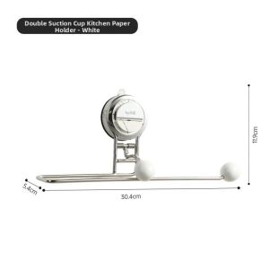 LUTUMEI | Suction Cup No-Drilling Kitchen Paper Towel Rack