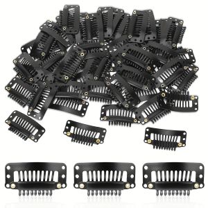 24/30 Miếng 9 Răng Liền Mạch Con Người Tóc Kẹp Tóc Giả Dụng Cụ Nổ