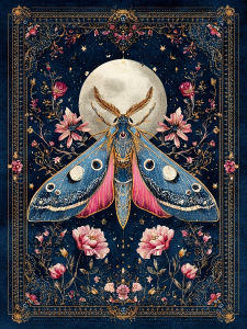 Huacan Full Diamond Painting Moth Diamond Mosaic Animal Flower Complete Kit Home Decoration