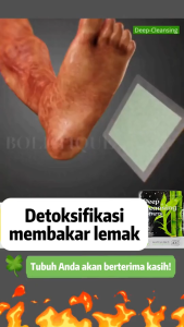 [BISA COD] KOYO KAKI HERBAL DETOKS TRADISIONAL - 1 BOX ISI 10 SASET GIFT OF LOVE [produk ini juga dipakai oleh artis korea] Foot Hand
