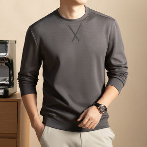 TUCANO | Pure Color Loose Round Neck Long Sleeve Mens Sweater