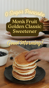 ACE AIMS Monk Fruit Sweetener Golden Classic w Erythritol 1kg | Natural Sugar Substitute 0 Calorie 0 Sugar Keto Diet Glucose Tooth Friendly