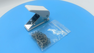Portable Dart Flight Hole Punch with 50 Metal O Rings High-Quality Darts Accessory for Enhanced Stability and Precision