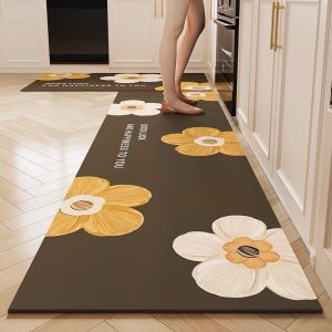 Super Absorbent Non-slip Kitchen Mat Long Rugs Diatom Mud Carpet for Living Room Foot Mats Bedroom Doormat Alfombra Small Rugs