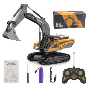 Mainan Mobil Remote Control Rc Excavator Ada Lampu Baterai Mobil Bisa Di Charger