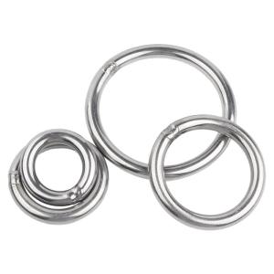 BAODEFENG | Stainless Steel Solid O Ring Pet Pull Ring