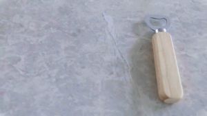 1Pc Wood Bottle Openers Wooden Handle Heavy Duty Stainless Steel Beer Bottle Openers Oak Handle Soda Drink Bottle Opener for Party