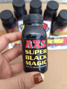 AXS SUPER BLACK MAGIC PENGHITAM BODY BAGIAN YANG KASAR MOTOR DAN MOBIL 80 ML HIGH QUALITY