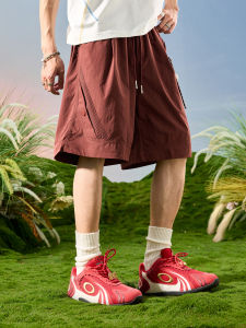 Cool Thin Quick-Dry Patchwork Loose Bermuda Shorts Men Summer