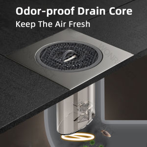 304Stainless Steel Floor Drain Odor Core Thick Floor Drain Core Falling Head Pest Control Easy To Install