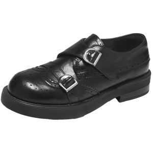 Agsdon | Thick Sole Womens Loafers Fall New Money Style Brogues Easy-on