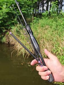 fishingfans | Cần Câu Cá Di Động FISHINGFANS ORCA 5 Khúc Siêu Nhẹ Chất Liệu Sợi Carbon Cần Quay Du Lịch Với Hướng Dẫn FUJI O Trọng Lượng 1-8g Phù Hợp Mọi Vị Trí Câu.