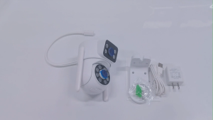 Hamrol 4K 8MP PTZ WiFi Camera Dual Lens Dual Screen Color Night Vision Outdoor Wireless Security CCTV