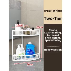 evesigar | Corner Space-Saving Bathroom Storage Shelf