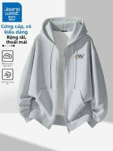 Jeanswest | Áo Hoodie Nam Form Rộng Phong Cách Đường Phố Mỹ
