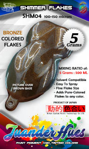 5 Grams Bronze Metallic Shimmer Flakes Add-On Pigment Metal Effect SHM04 JuanderHues