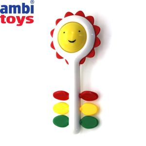AmbiToys UK Ambi Multi-Functional Toy Box Pop-up Little Friend Lock Box Teddy Bear Sunflower Rattle