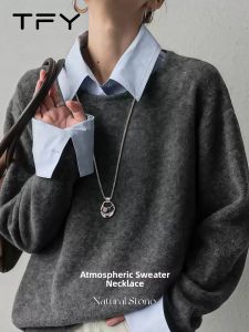 TFY | Elegant and Refined Silver Pendant Necklace