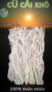 [500gr] CỦ CẢI KHÔ SỢI DÀI DAI GIÒN   TIỆN LỢI DỄ CHẾ BIẾN