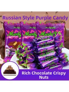 Authentic Popular Russian Chocolate Purple Crisp Candy
