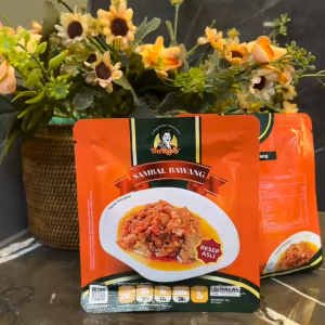 NEW-LAUNCHING SAMBAL BAWANG PREMIUM BU RUDY DENGAN RETORT TECHNOLOGY - TAHAN 10 BULAN - 50G