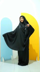 Mukena Dawani Bahan Cradenza Silk Laser Cut Traveling Friendly