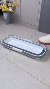 ถังตกปลาทรงสี่เหลี่ยมผืนผ้า อ่างล้างพลาสติกแบบพกพา พับเก็บได้ ประหยัดพื้นที่ จุได้มาก เหมาะสำหรับการตั้งแคมป์ เดินทาง ปิกนิก