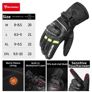 MOTOWOLF | Heating Anti-Wind Motorcycle Gloves