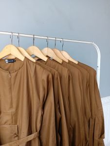 Gamis Pemda Toyobo One Set - Gamis Dinas - Seragam Guru - Seragam PNS ASN Terbaru